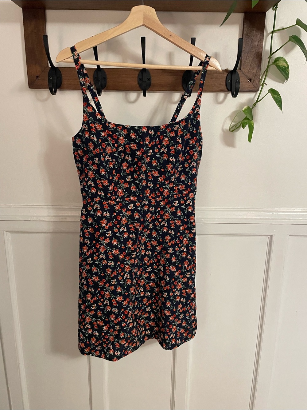 Old Navy Mini Dress with Red Floral Print